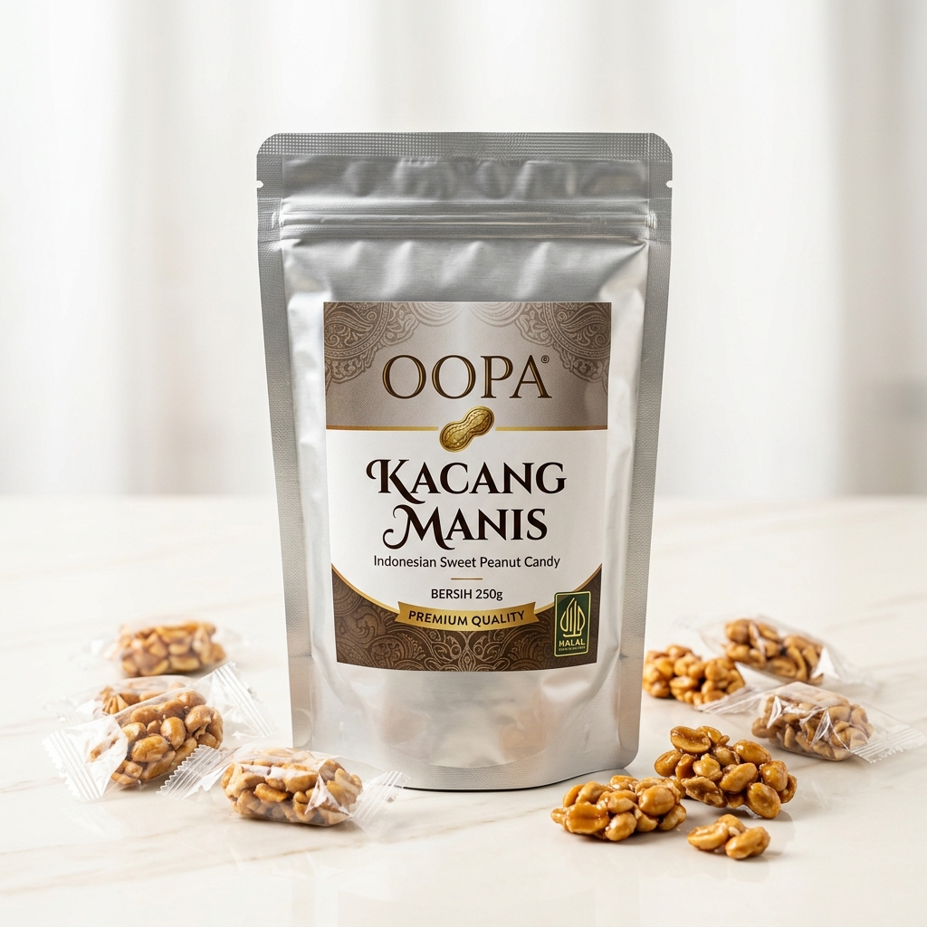 OOPA Kacang Manis Packaging
